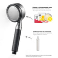 Electric shower with vitamin C filter